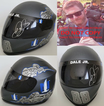 Dale Earnhardt JR signed Nation Wide Nascar full size helmet COA proof autograph - £634.61 GBP