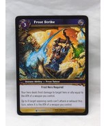 World Of Warcraft TCG Frost Strike Icecrown Rare Card 22/220 - $6.92 CAD
