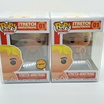 Funko Pop Stretch Armstrong CHASE and Common Hasbro Retro Toys 01 in Protectors - £25.52 GBP