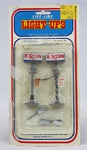 VINTAGE 1980s Life Like Light Up Exxon Gas Oil #1202 - £15.81 GBP