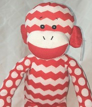 GANZ In Stitches 16 Inch Holiday Red And White Monkey Age 3 Plus image 2