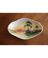 Vtg Nippon (Noritake?) China Tree In The Meadow Swan Nut Candy Dish Bowl... - $24.95