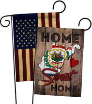 State West Virginia Home Sweet Home - Impressions Decorative USA Vintage - Appli - £24.75 GBP