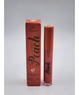 Too Faced PEACH TEASE Sweet Creamy Peach Oil Lip Gloss Full Size Rare - $38.61