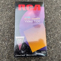 RCA Blank VHS 6 Hours T-120 Set of 2 Hi-Fi Stereo Video Tape Premium NEW - £12.89 GBP