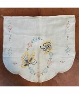 Vintage Butterfly Doily Handmade Embroidery Crochet 14x12.5 Inch - €9,85 EUR