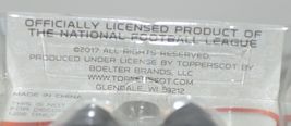 Boelter Topperscot NFL Blown Glass Holiday Glitter Bells Carolina Panthers image 5