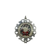 Christmas Ornament Vintage Signed Frame by Lunt Sterling 1978 Wreath Red... - $1,206.29 MXN