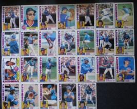 1984 Topps Chicago Cubs Team Set of 26 Baseball Cards - $8.00