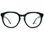 Prada Journal Eyeglasses Frames VPR 13S-F 1AB-1O1 Black Round Full Rim 5... - $217.79