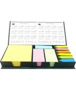 Sticky Note Bundle Set, Colored Rectangular Notes And Index Flags Organi... - £14.06 GBP