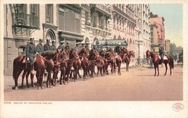 SQUAD OF MOUNTED POLICE DETROIT PUBLISHING UNDIVIDED BACK POSTCARD J22 - £5.57 GBP