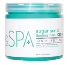 BCL - Spa Tingling Mint Sugar Scrub, 16oz