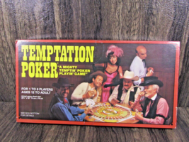 Vintage 1982 Temptation Poker Complete Classic Whitman Board Game - $14.80