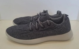 Allbirds Merino Wool Runners WR Men&#39;s Size M12 Dark Gray Comfort Walking Shoes - £29.98 GBP