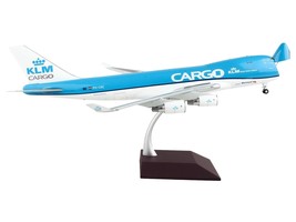 Boeing 747-400F Commercial Aircraft &quot;KLM Royal Dutch Airlines Cargo&quot; Blue with  - £180.46 GBP