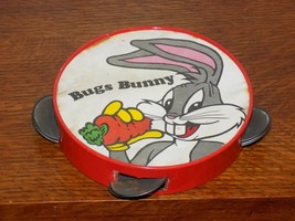 Vintage Bugs Bunny Metal Toy Tambourine - $32.52 CAD