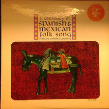 Cynthia Gooding - A Treasury Of Spanish &amp; Mexican Folk Song Sung By Cynthia Good - £13.37 GBP
