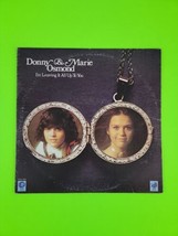 Donny &amp; Marie Osmond I&#39;m Leaving it All Up To You 1974 M3G-4968 EX ULTRASONIC - $16.65