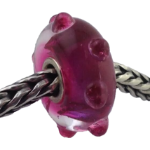 Authentic Trollbeads Pink Bud Bead Charm, 61309 New - £18.68 GBP