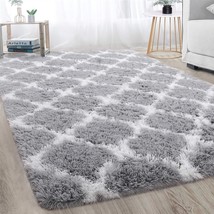 Merelax Fluffy Rug Contemporary Indoor Plush Bedroom Rug, Exquisite Fuzzy Living - £25.13 GBP