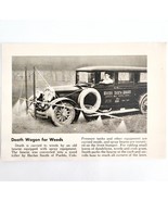 1948 Weeds Death Wagon Hearse Advertisement Harlan Smith Pueblo Colorado... - €34,73 EUR