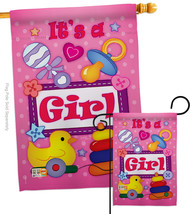 Baby Girl - Impressions Decorative Flags Set S115068-BO - £46.33 GBP