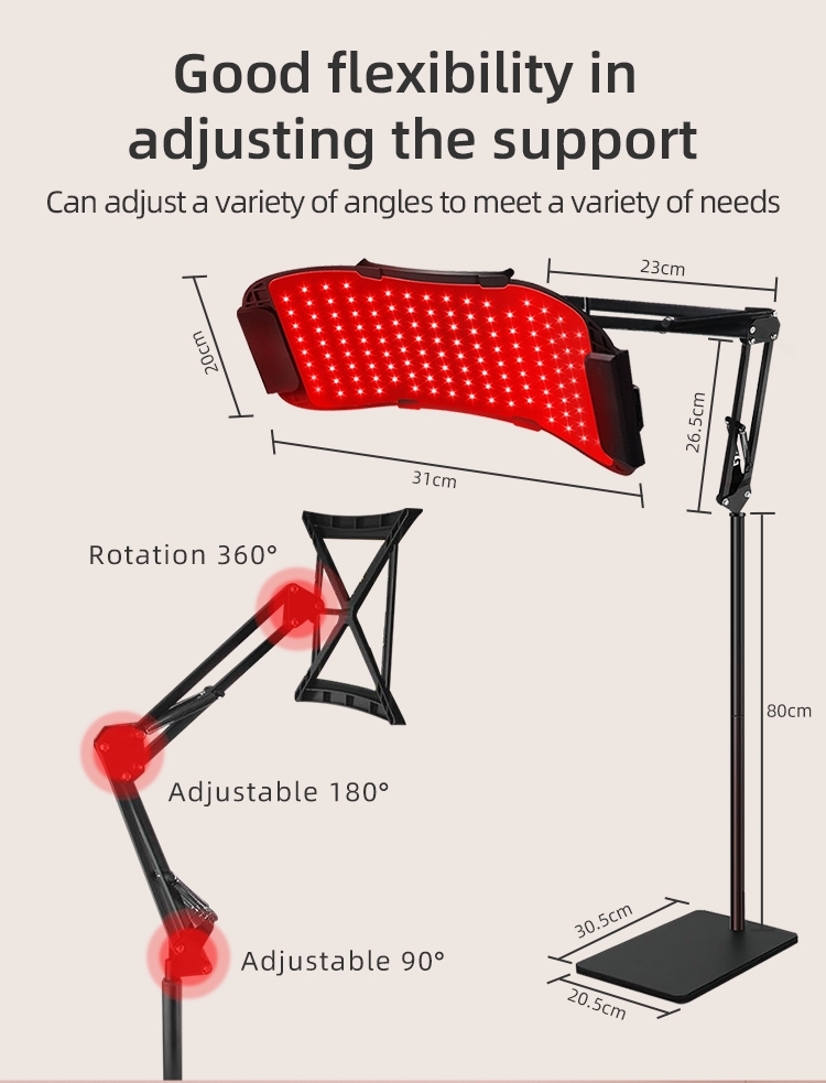 LED Red Light Therapy lamp belt — 630nm & 850nm Infrared | 5-Color PDT Model Item image 4