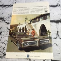 Vintage 1969 Print Ad ‘69 Pontiac Grand Prix Car Auto Advertising Art - £7.76 GBP