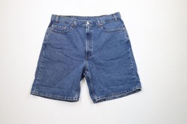 Vintage 90s Levis 550 Mens 38 Faded Relaxed Fit Denim Jean Shorts Jorts USA - $64.30