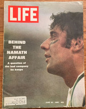 LIFE Magazine June 20 1969 Joe Namath Young Hillary Clinton Photo + Quote - $10.00