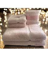 Kate Spade Baby Pink 8 Pc Towels Set 2 Bath 2 Hand 4 Wash Facecloths Bat... - $127.37