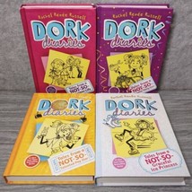 Dork Diaries Series Books Rachel Renee Russell HC Book Lot of 4 ~ Books ... - £12.64 GBP