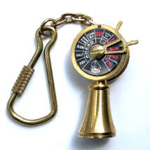 Ship Engine Order Telegraph Keychain Brass Key Ring Maritime Nautical Mariner - £13.54 GBP