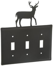 8 Inch Deer Triple Switch Cover - £11.81 GBP