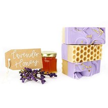 Soapcreek Artisan Soap 3 All Natural, Handmade Bars - Lavender Honey Scent - £18.16 GBP