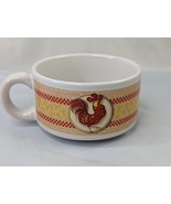 Soup Cup Bowl Rooster Houston Harvest - £6.13 GBP