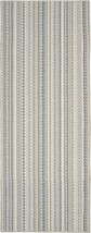 Garland Rug Carnival Stripe Assorted Earth Tone 3&#39;X8&#39; Modern Stain Resistance - £24.49 GBP