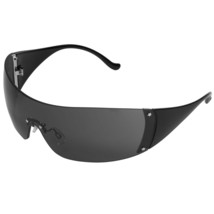 Y2K Aesthetic Wrap Around Sunglasses For Women Men Black Futuristic Trendy Fashi - £27.17 GBP