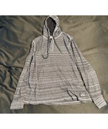 Flag &amp; Anthem Men’s XL Gray Lightweight Knit Hoodie Pullover Sweater - $32.96 CAD