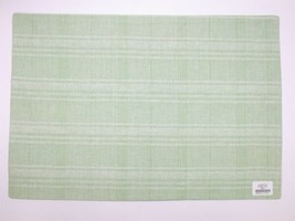 (4) Lintex Placemats Green &amp; White Plaid 13&quot; X 19&quot; New Home - £15.97 GBP