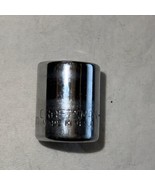 Vintage Craftsman 43514 EE 1/4&quot; Drive 13MM 6 Point Shallow Socket Metric... - £6.82 GBP