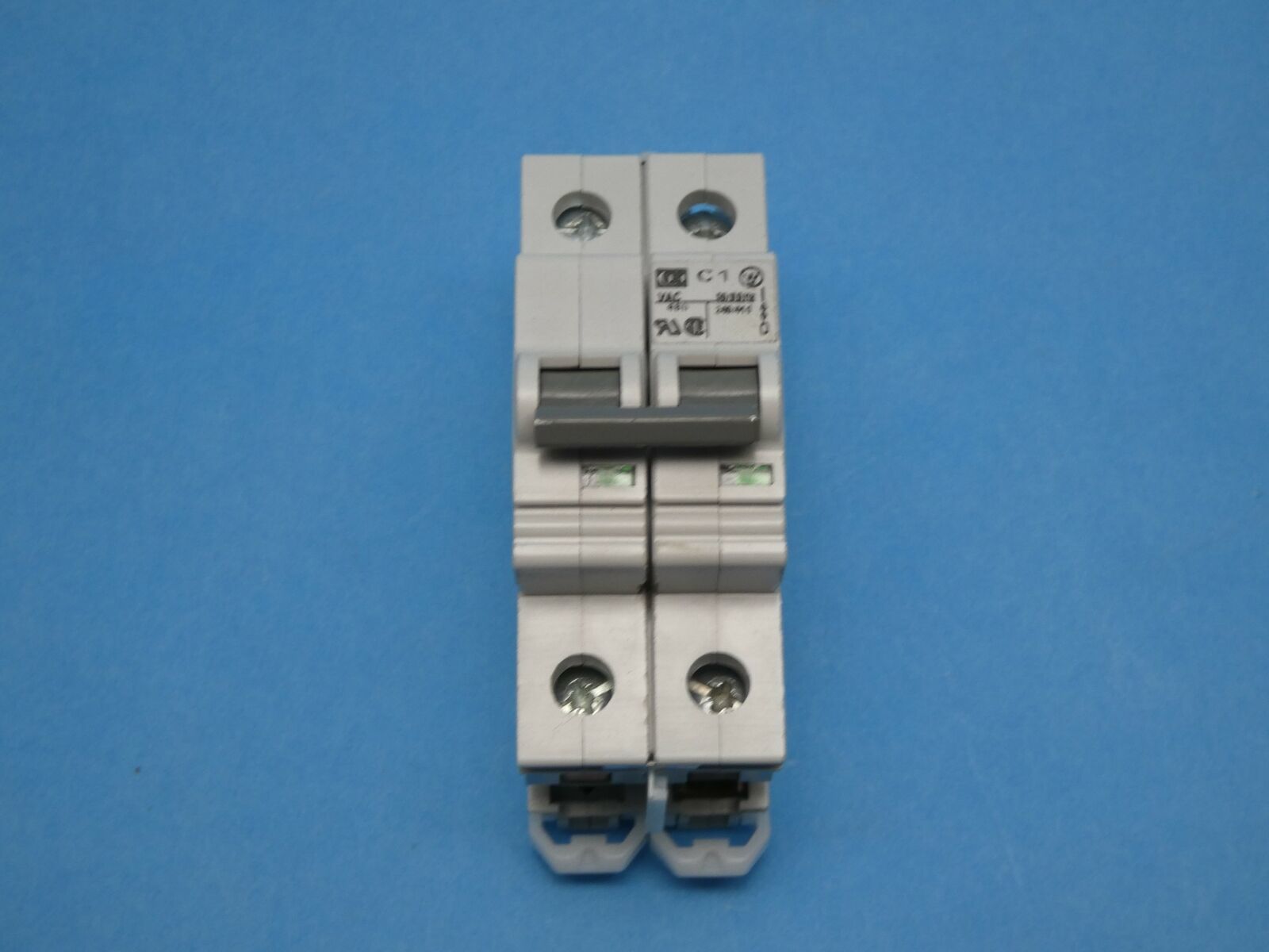 Cutler Hammer SPCL2C01 DIN Rail Circuit Breaker 2 Pole 1 Amps 277 VAC/13... - $9.99