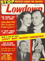 The Lowdown - May 1961 - Mariska Hargitay, Jayne Mansfield, D H Lawrence, More! - £19.53 GBP