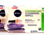 2 Packs Nivea Plant Based Fiber Sensitive Skin Fragrance Free 25 Ct Clea... - $23.99