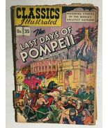 CLASSICS ILLUSTRATED #35 The Last Days of Pompeii (HRN 35) 1st 1947 G/VG - $137.96 CAD