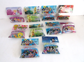 10 Silly Bandz Character Rings Disney Looney Tunes DC Comics Heroes Twee... - £7.60 GBP