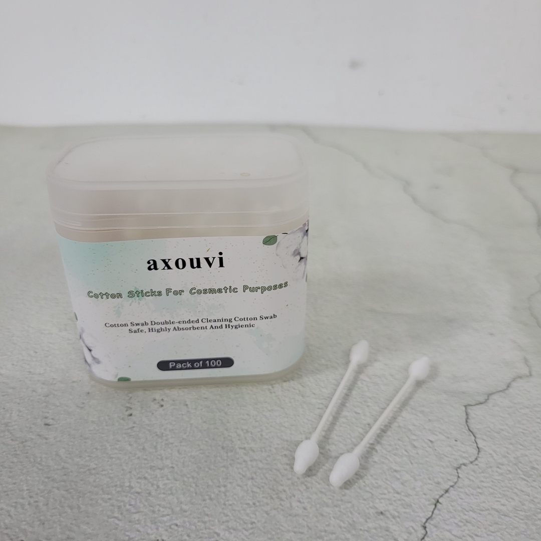 axouvi cotton sticks for cosmetic purposes Double-headed cotton swab - $18.99