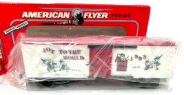 New in Box American Flyer Gilbert 1993 Christmas Boxcar 6-48319 S Gauge ... - £22.46 GBP