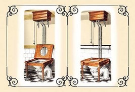 Two Wooden Toilets - Art Print - £17.27 GBP+